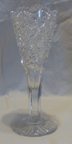 Cut Glass Vase