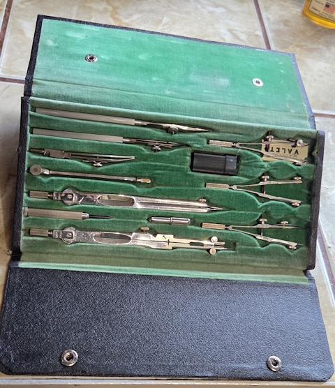 Fredrick Post Co. - German Drafting Set Number 1112