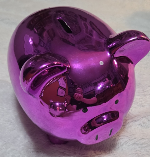 Large Pink Piggy Bank