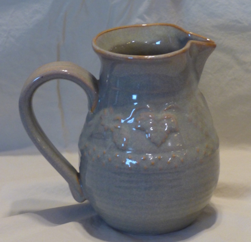 Stoneware Pitcher Gray