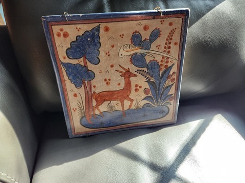 Mexican Tonala Tile - Deer